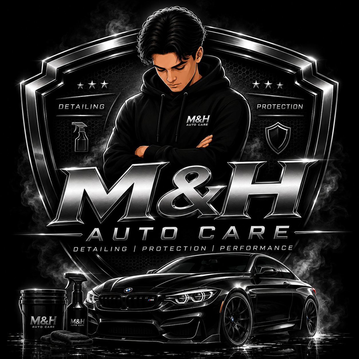 M&H Auto Care logo